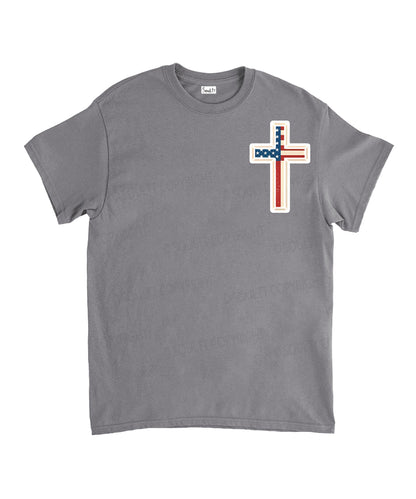 Hooked On Jesus Double Sided Unisex Cotton Christian T-Shirt
