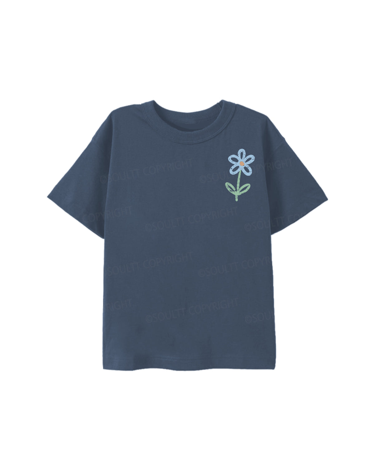 Kids Faith Over Fear Double Sided Cotton Christian T-shirt