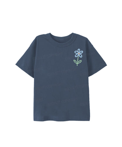 Kids Faith Over Fear Double Sided Cotton Christian T-shirt