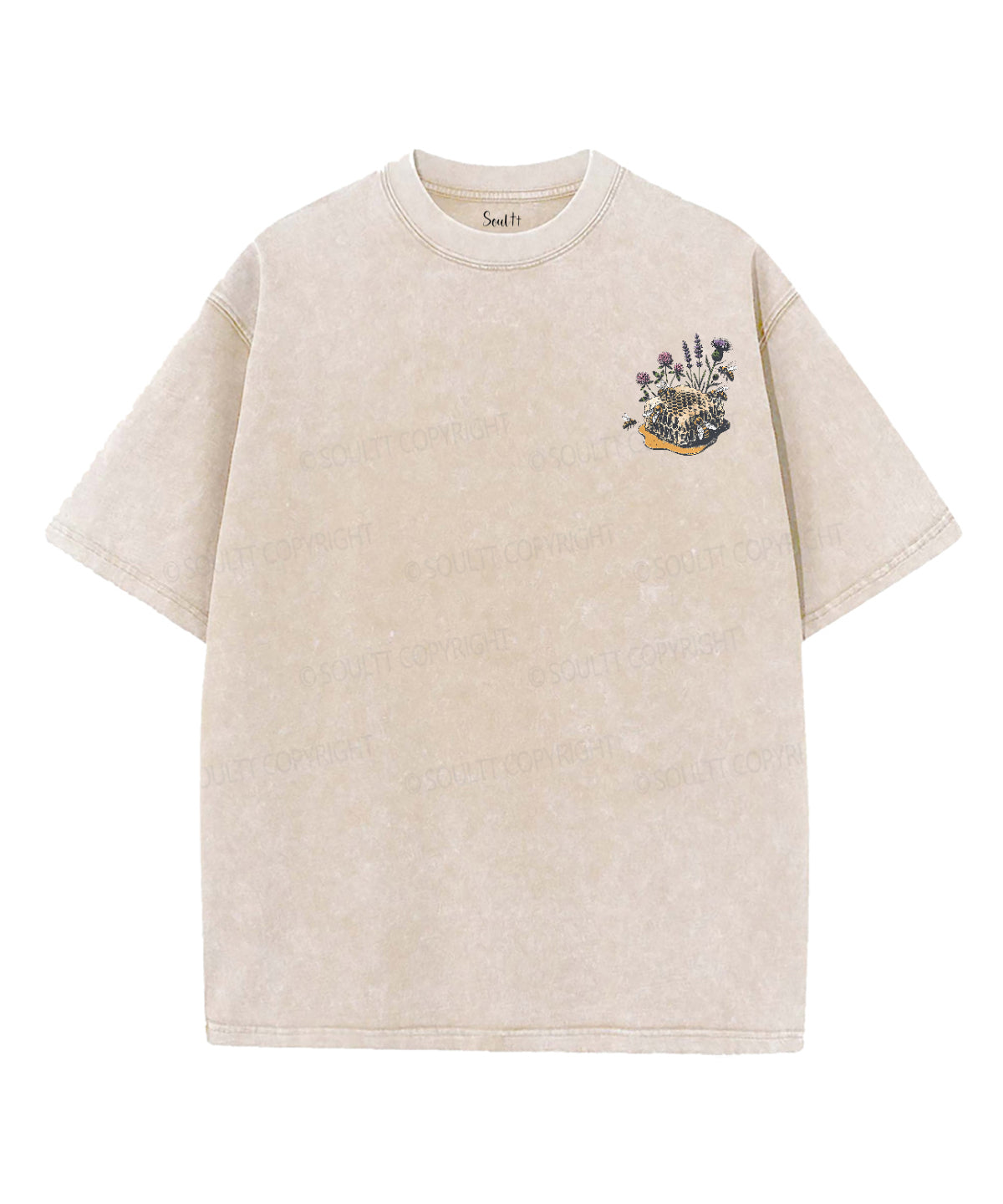 Kind Words Are Like Honey Double Sided Unisex Washed Christian T-shirt