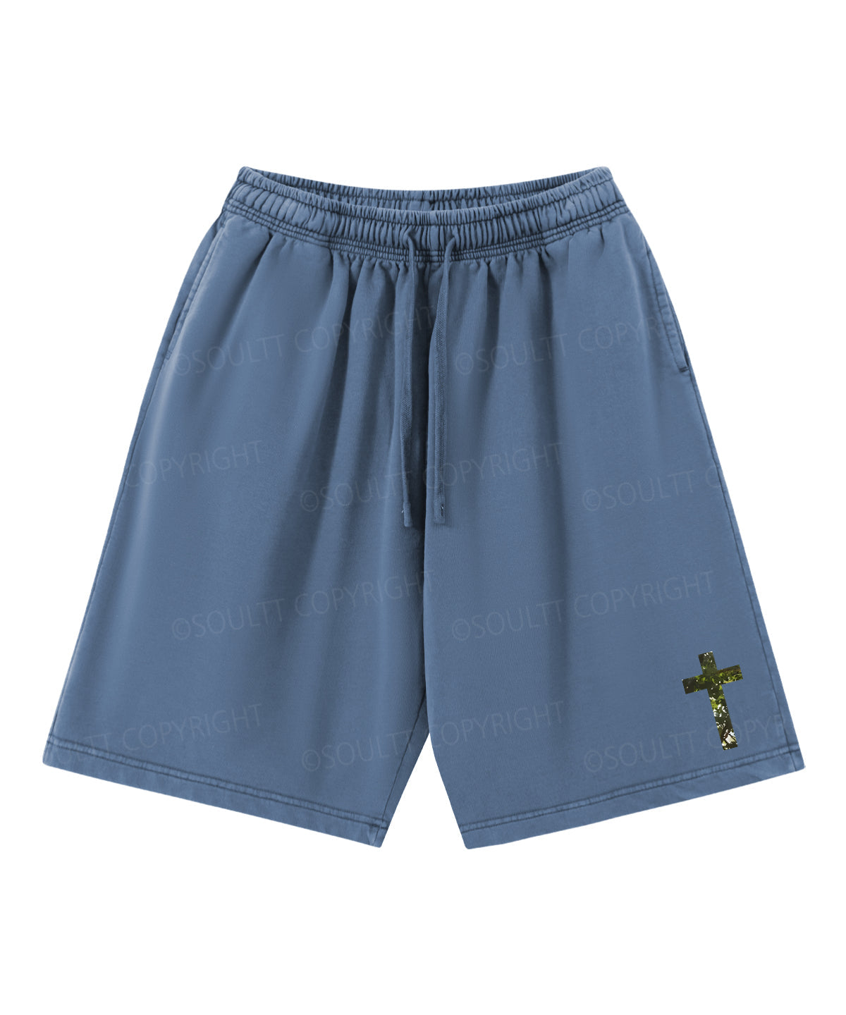 Rooted In Christ Double Sided Unisex Christian Washed T-Shirt & Shorts