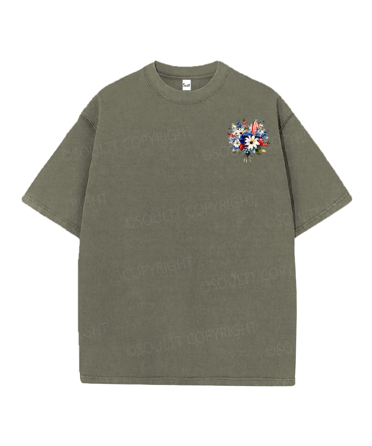 250 Years America Anniversary Double Sided Unisex Christian Washed T-Shirt & Shorts