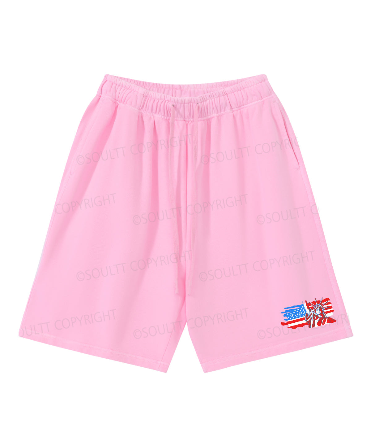 250 Years America Anniversary Double Sided Unisex Christian Washed T-Shirt & Shorts