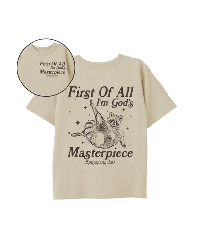 Kids First Of All I'm God's Double Sided Cotton Christian T-shirt