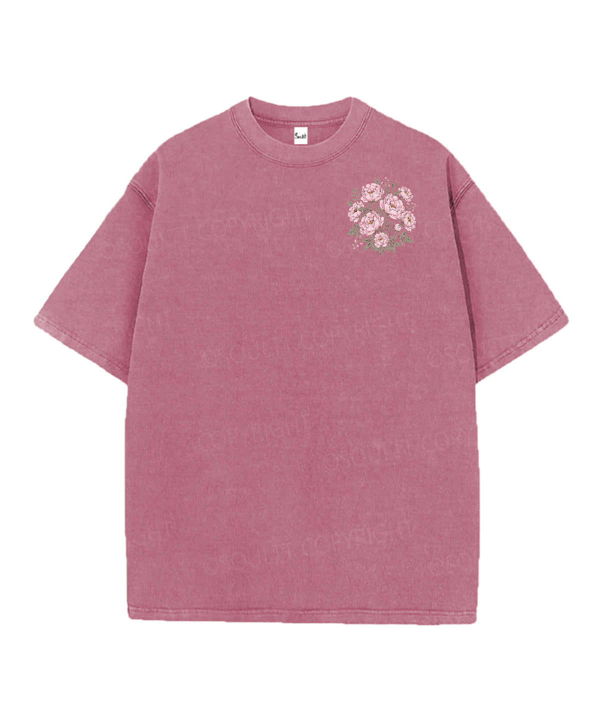 Rooted In Christ Double Sided Unisex Christian Washed T-Shirt & Shorts