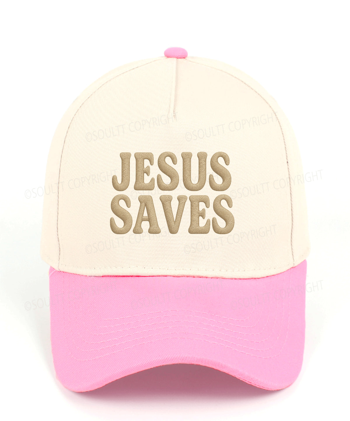 Jesus Saves Embroidered Christian Trucker Hat