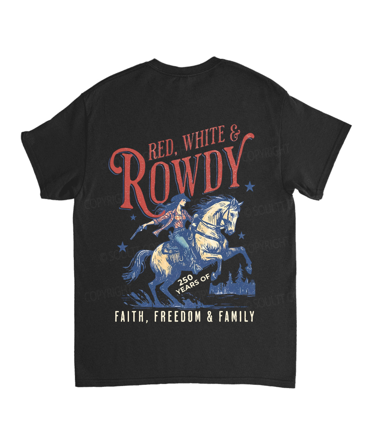 250 Years America Anniversary Double Sided Unisex Cotton Christian T-Shirt