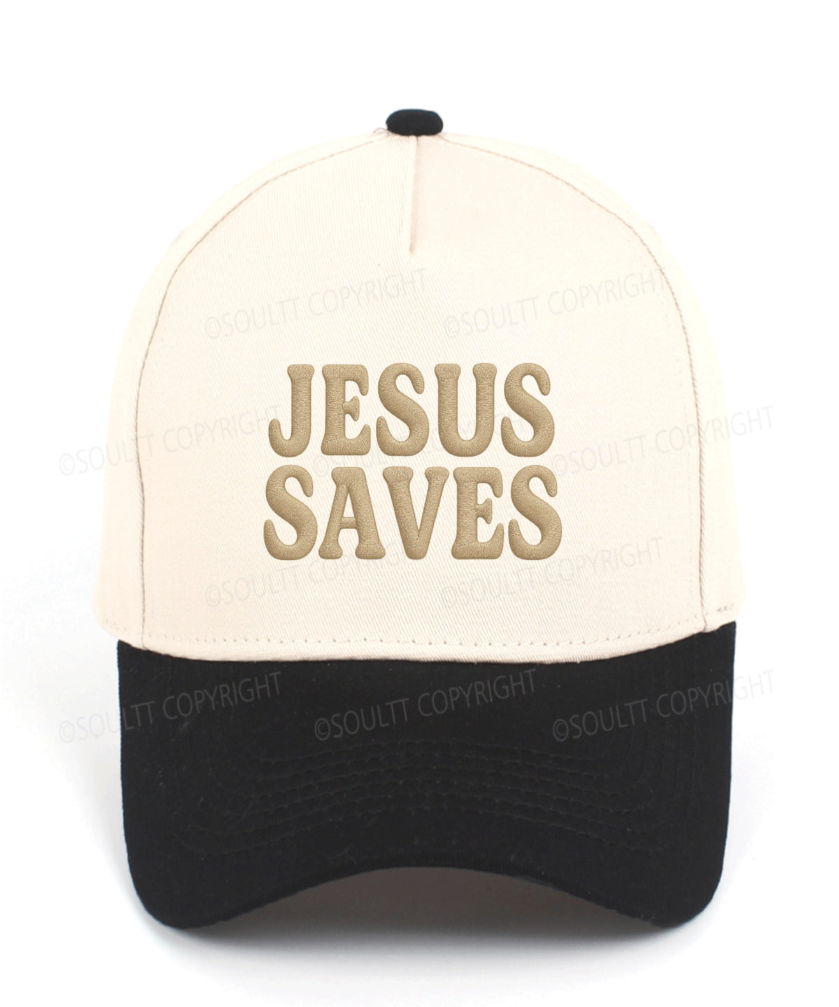 Jesus Saves Embroidered Christian Trucker Hat