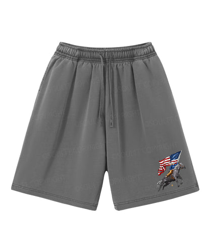 250 Years America Anniversary Double Sided Unisex Christian Washed T-Shirt & Shorts