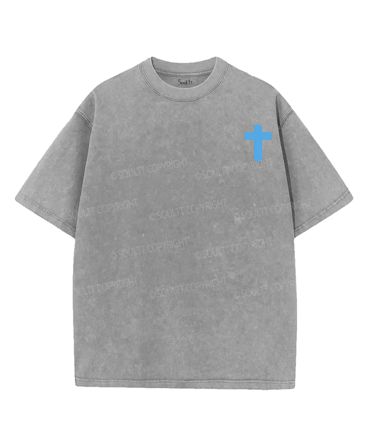 Freedom & Faith Double Sided Unisex Washed Christian T-shirt