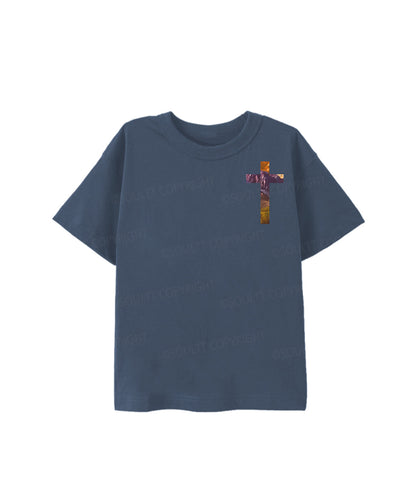 Kids Riding With Purpose Double Sided Cotton Christian T-shirt