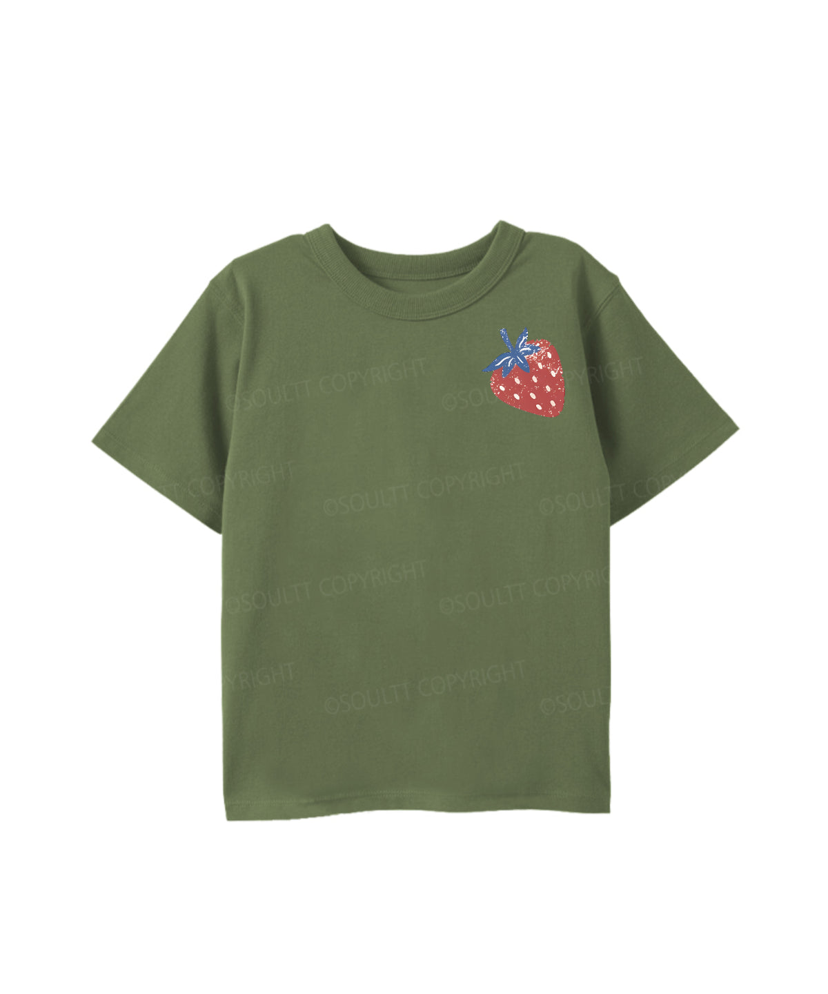 Kids Fruit Of The Spirit Double Sided Cotton Christian T-shirt