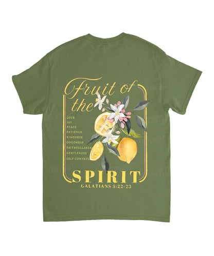 Fruit Of The Spirit Double Sided Unisex Cotton Christian T-Shirt