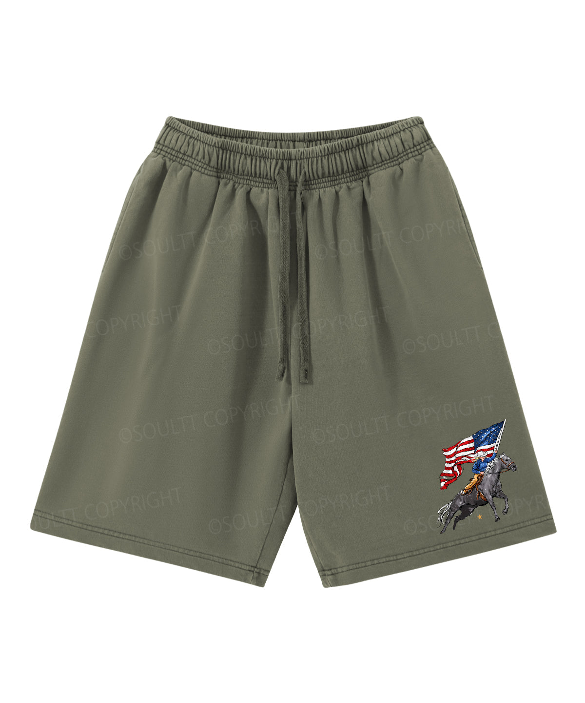 250 Years America Anniversary Double Sided Unisex Christian Washed T-Shirt & Shorts