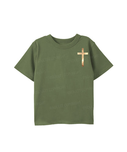 Kids If The Highest Place I Reach Is At Your Feet Double Sided Cotton Christian T-shirt