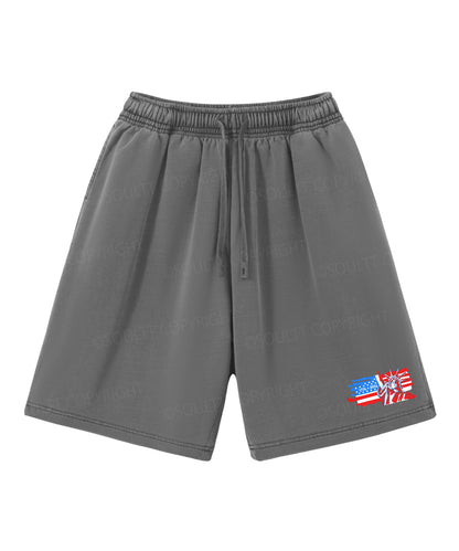 250 Years America Anniversary Double Sided Unisex Christian Washed T-Shirt & Shorts