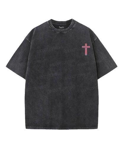 Fatherhood Is Kingdom Work Double Sided Unisex Washed Christian T-shirt
