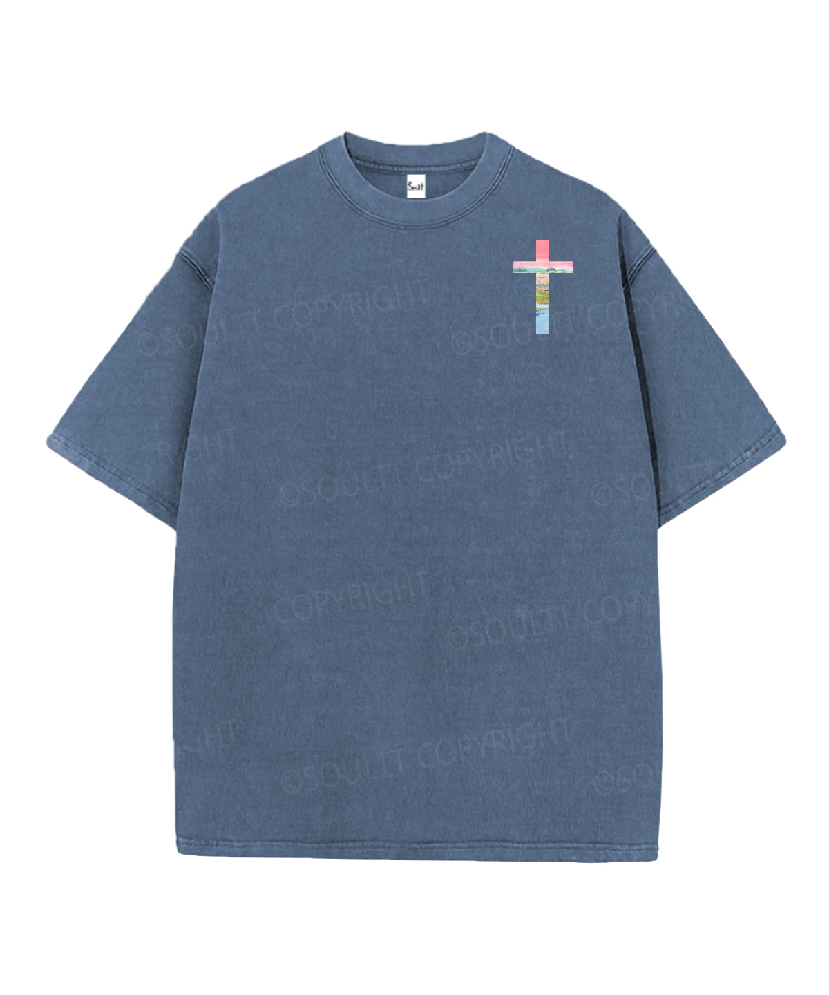 His Mercies Are New Every Morning Double Sided Unisex Christian Washed T-Shirt & Shorts
