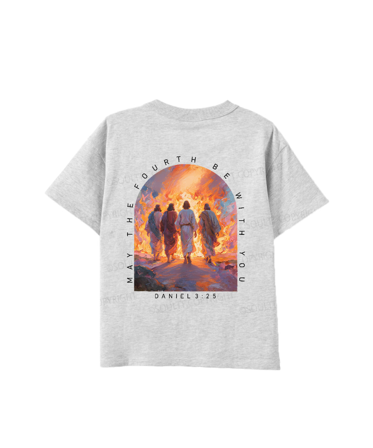 Kids May the Fourth Be With You Double Sided Cotton Christian T-shirt