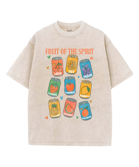 Fruit Of The Spirit Unisex Washed Christian T-shirt