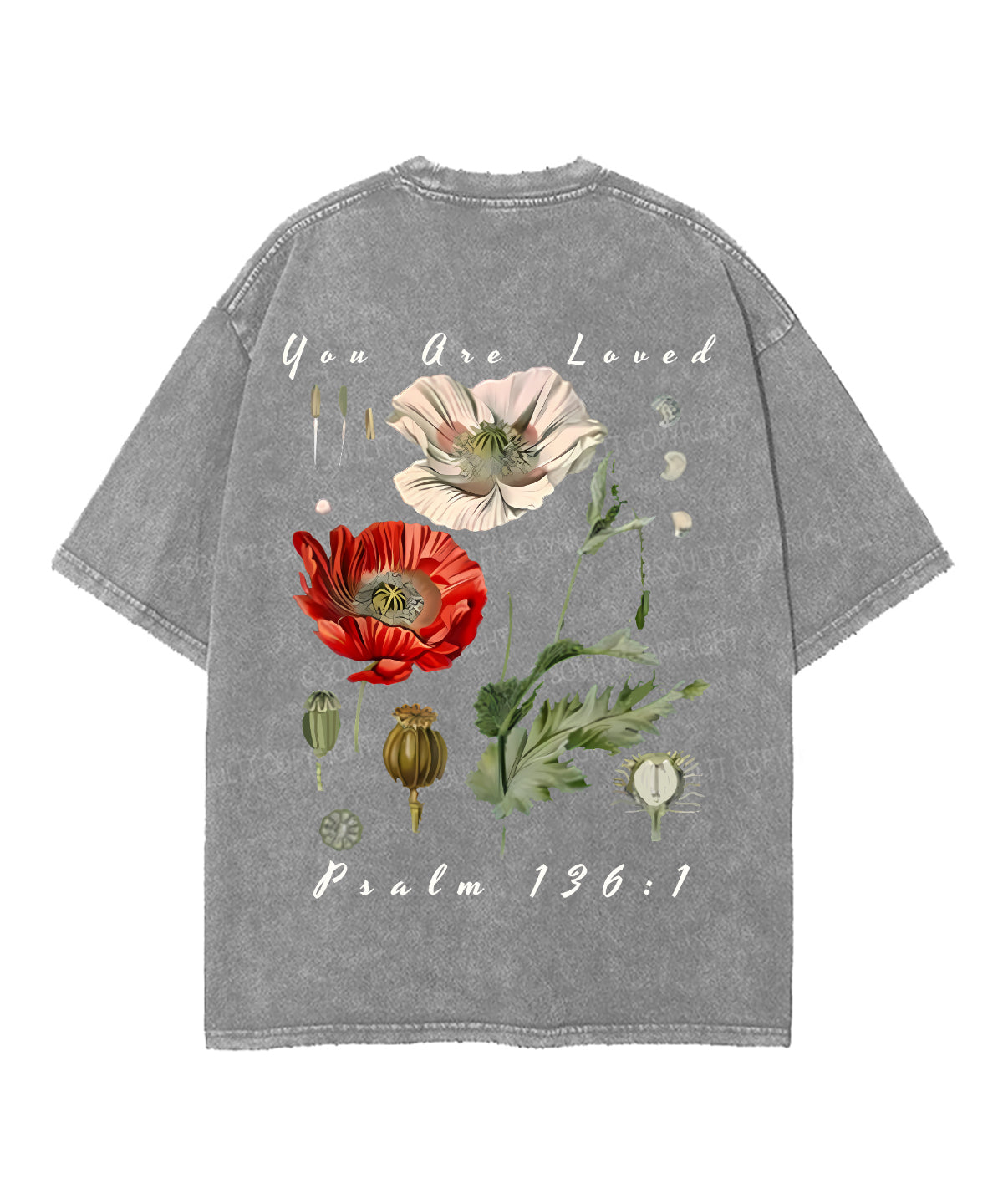 You Are Loved Double Sided Unisex Washed Christian T-shirt