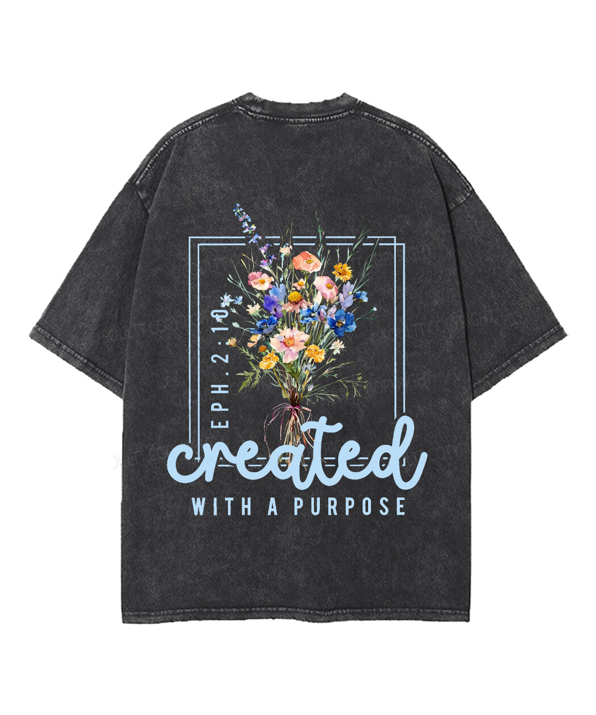 Created For Such A Time Double Sided Unisex Washed Christian T-shirt