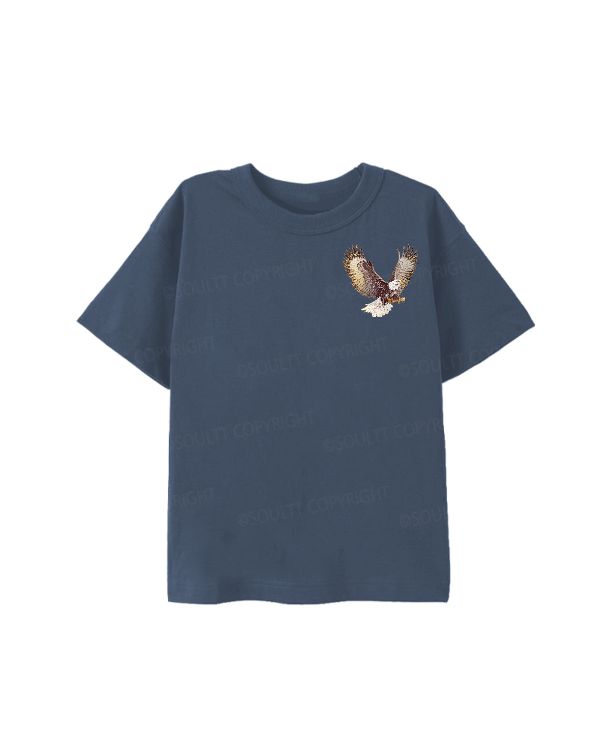 Kids 250 Years America Anniversary Double Sided Cotton Christian T-shirt