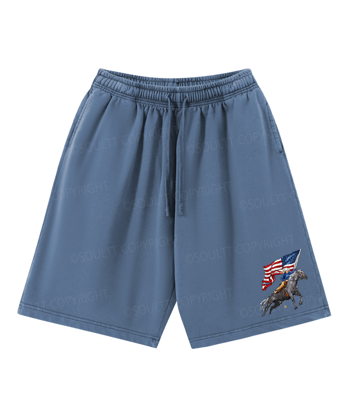 250 Years America Anniversary Double Sided Unisex Christian Washed T-Shirt & Shorts