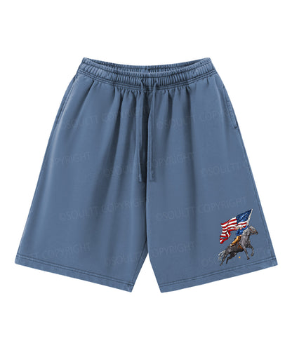 250 Years America Anniversary Double Sided Unisex Christian Washed T-Shirt & Shorts