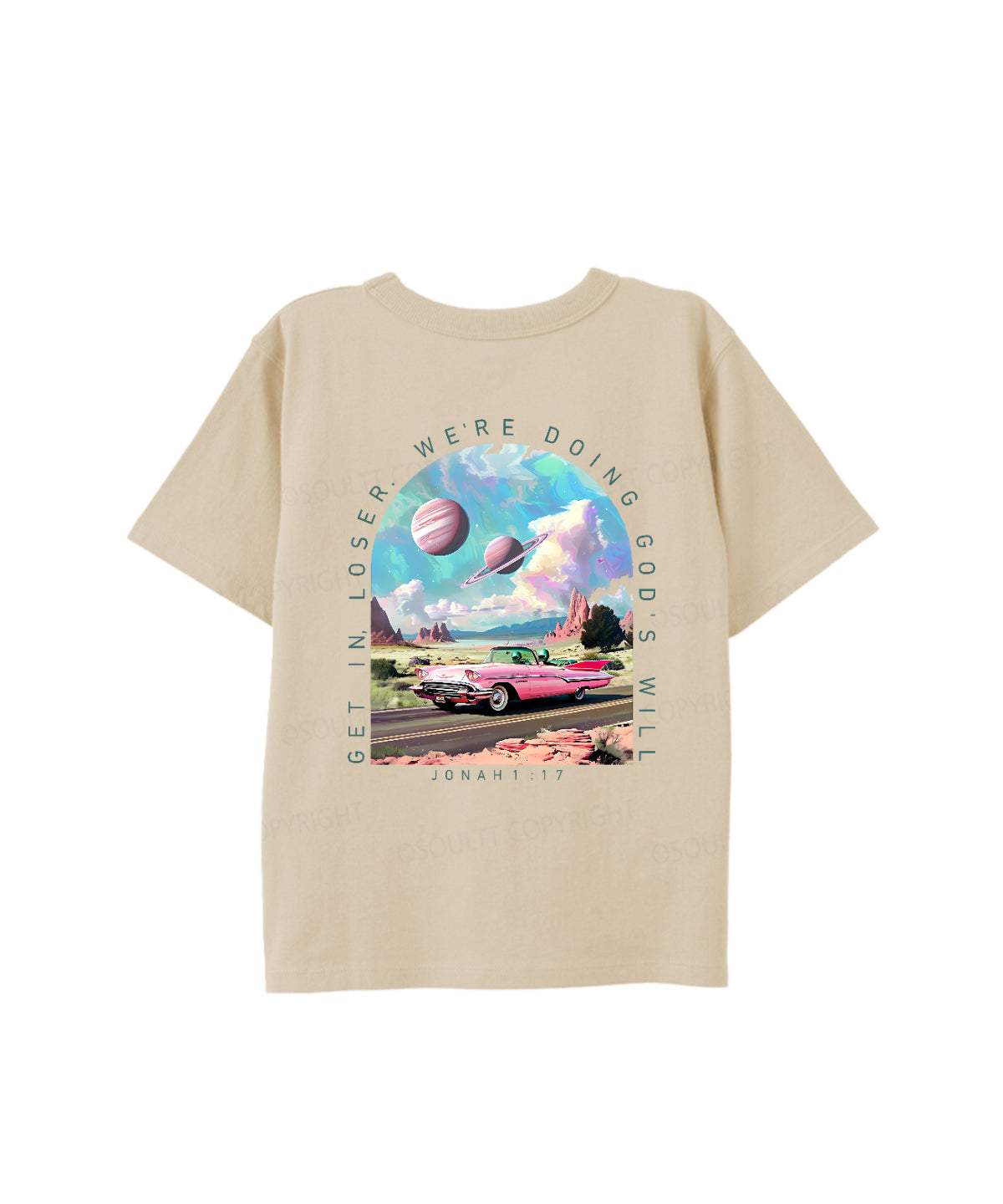 Kids Get In,Loser ,We're Doing God's Will Double Sided Cotton Christian T-shirt
