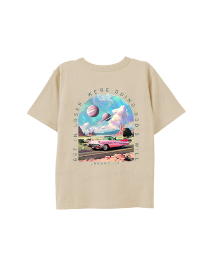 Kids Get In,Loser ,We're Doing God's Will Double Sided Cotton Christian T-shirt