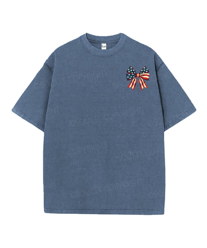 250 Years America Anniversary Double Sided Unisex Christian Washed T-Shirt & Shorts