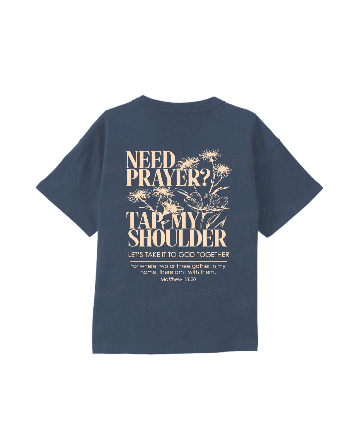 Kids Need Prayer ? Double Sided Cotton Christian T-shirt