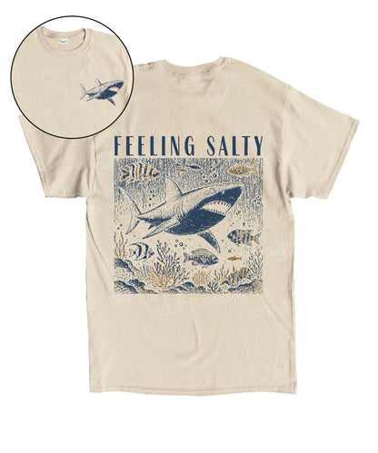 Feeling Salty Double Sided Unisex Cotton Christian T-Shirt