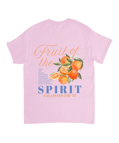 Fruit Of The Spirit Double Sided Unisex Cotton Christian T-Shirt
