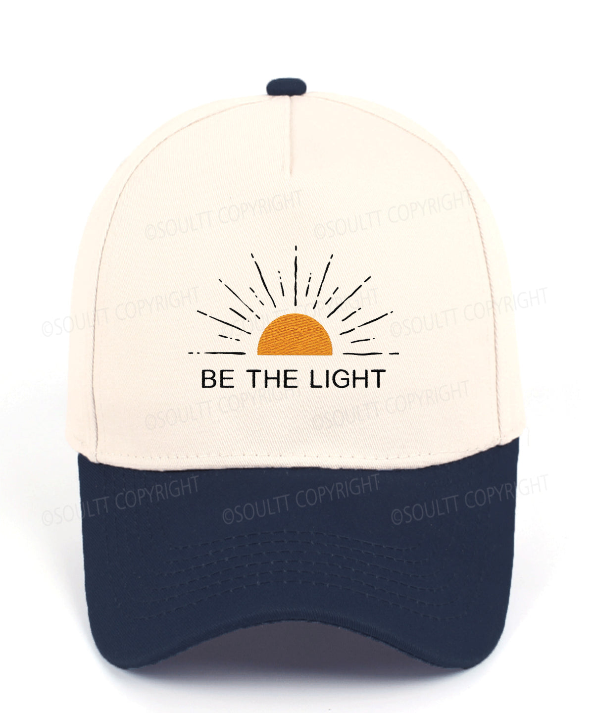 Be The Light Embroidered Christian Trucker Hat
