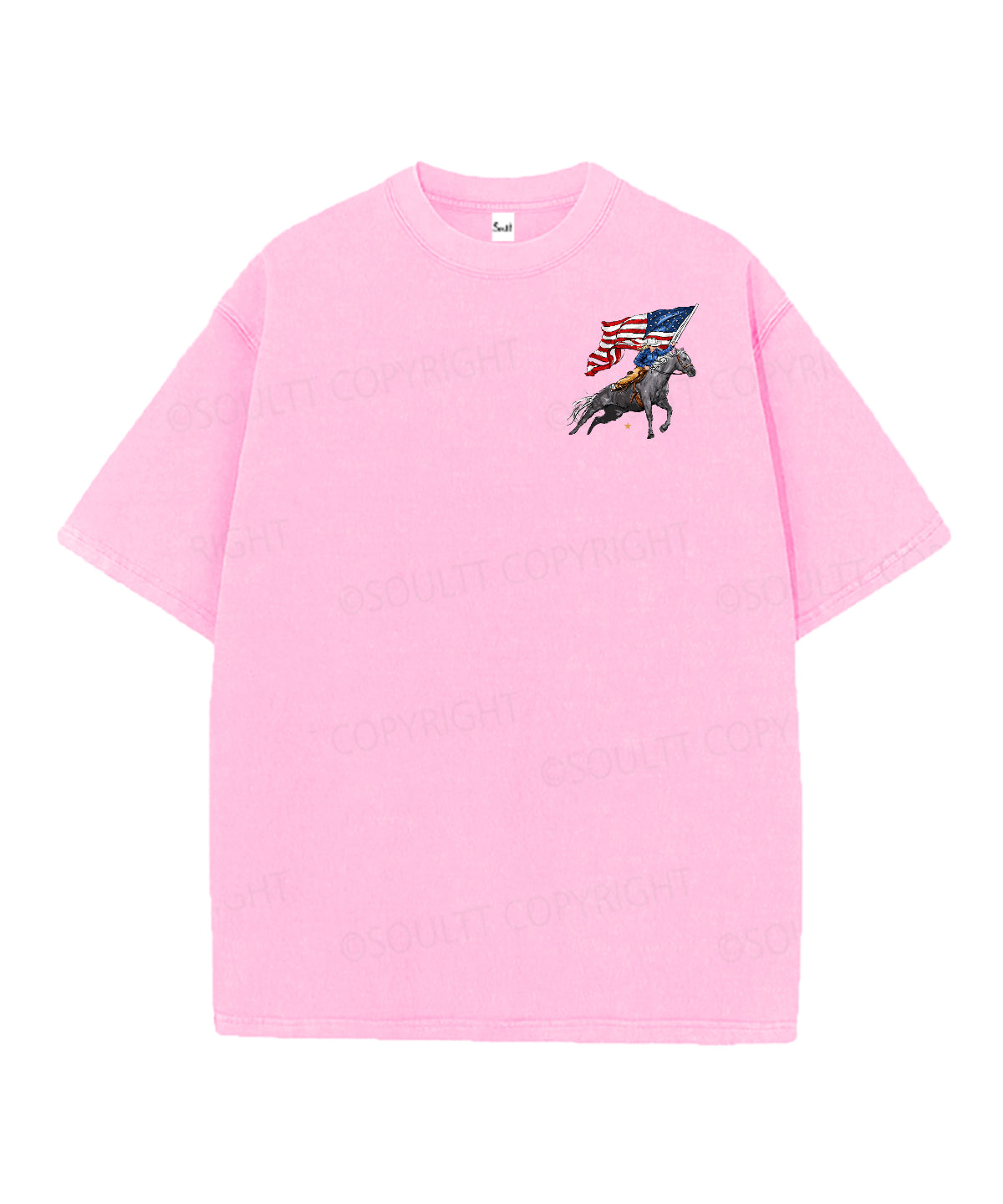 250 Years America Anniversary Double Sided Unisex Christian Washed T-Shirt & Shorts