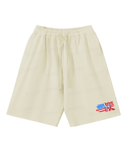 250 Years America Anniversary Double Sided Unisex Christian Washed T-Shirt & Shorts