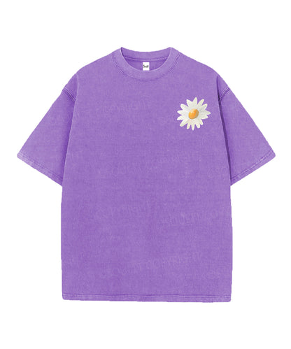 Consider The Wildflowers Double Sided Unisex Christian Washed T-Shirt & Shorts