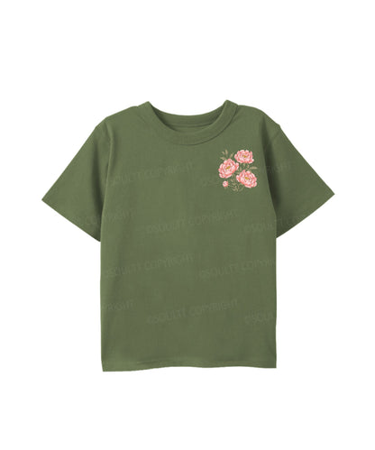 Kids Praise The Lord Double Sided Cotton Christian T-shirt