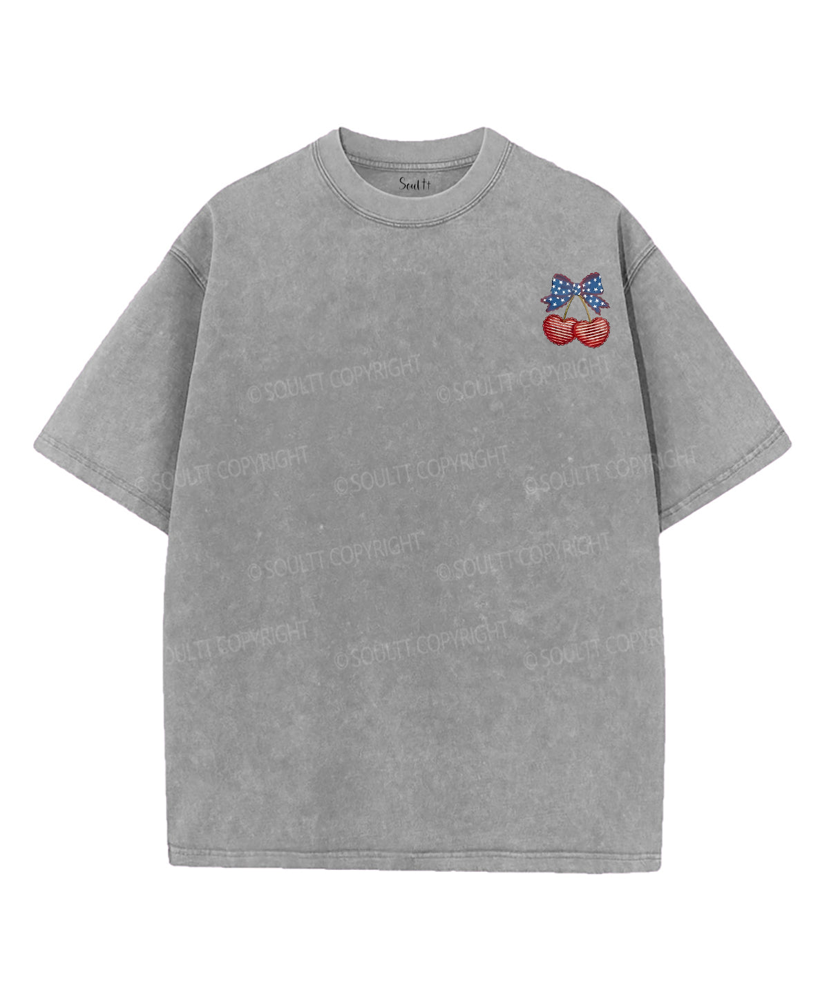 4th of July Double Sided Unisex Washed Christian T-shirt