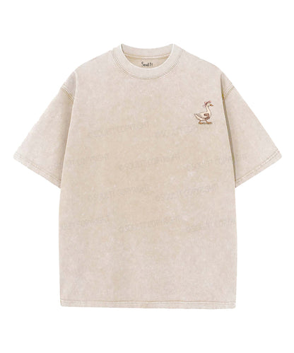 Off To Praise The Lord Double Sided Unisex Washed Christian T-shirt