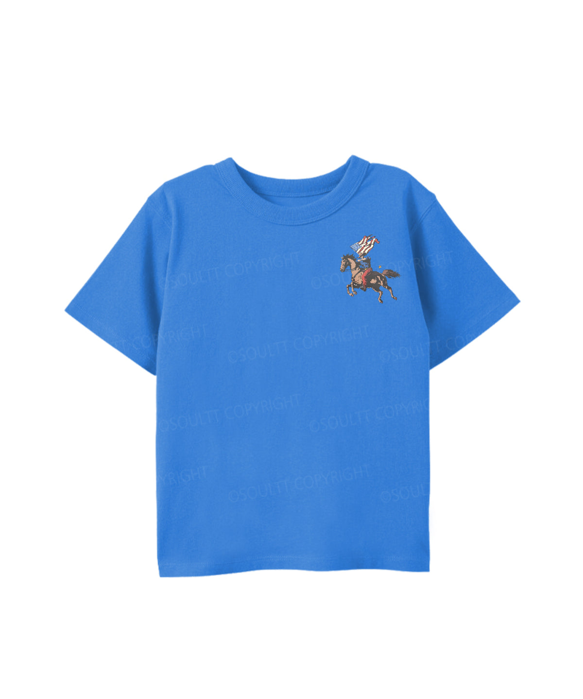 Kids 250 Years America Anniversary Double Sided Cotton Christian T-shirt