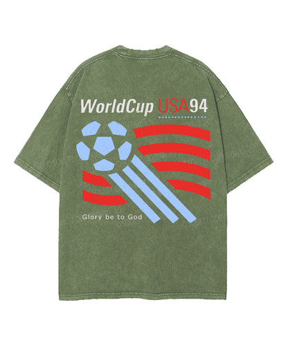 World Cup Double Sided Unisex Washed Christian T-shirt