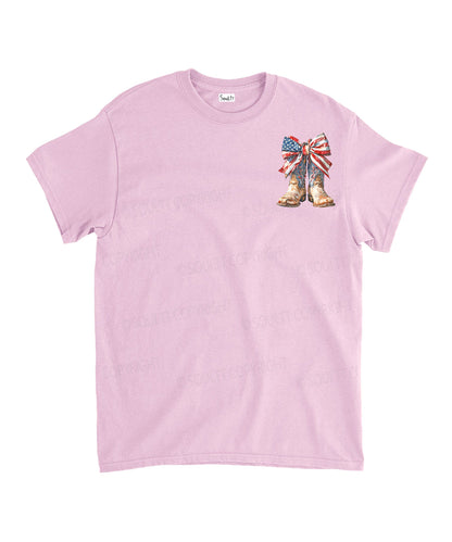 God Bless America Double Sided Unisex Cotton Christian T-Shirt
