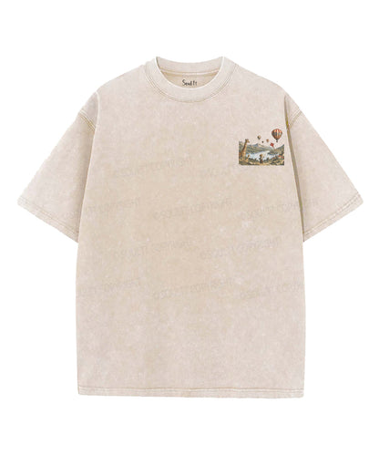 Eternal Happiness Double Sided Unisex Washed Christian T-shirt