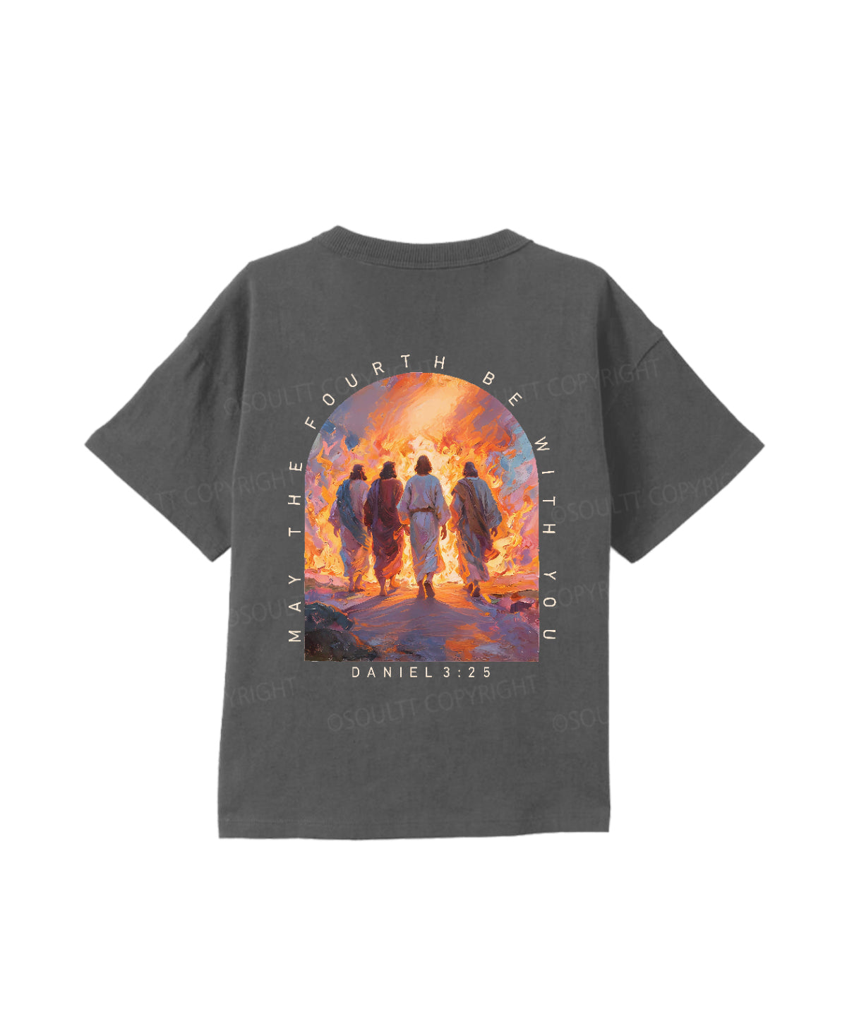 Kids May the Fourth Be With You Double Sided Cotton Christian T-shirt