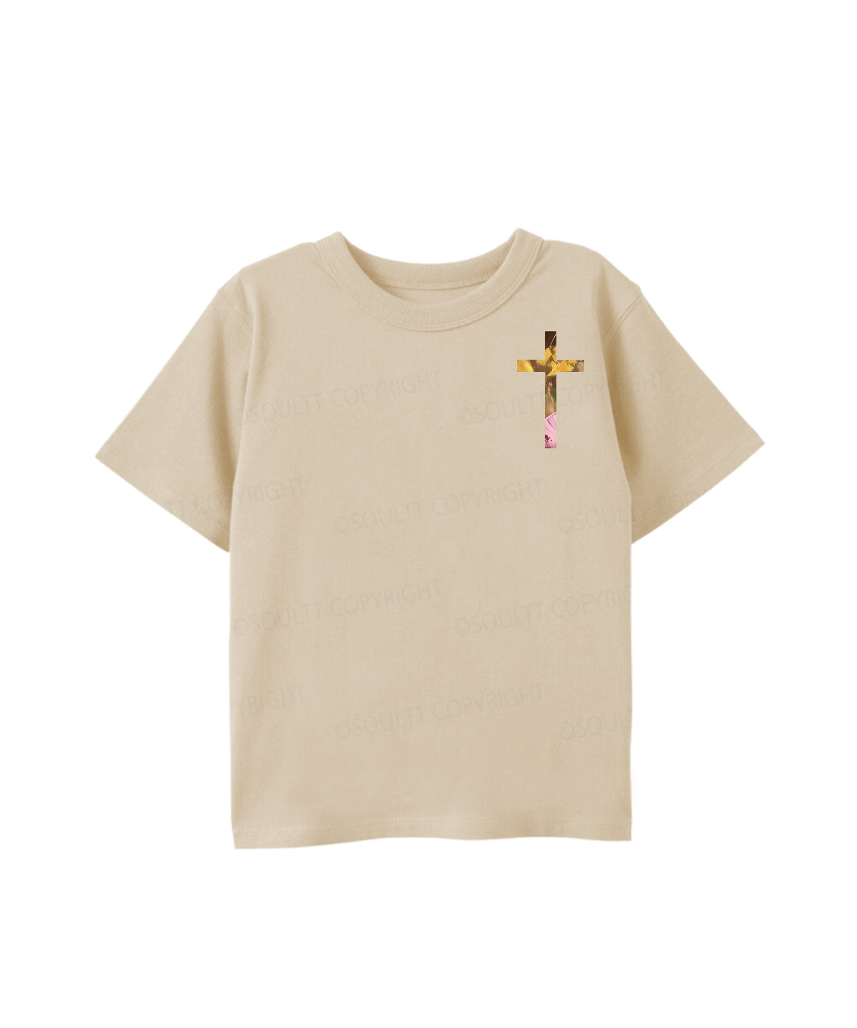 Kids The Lord Is My Shepherd Double Sided Cotton Christian T-shirt