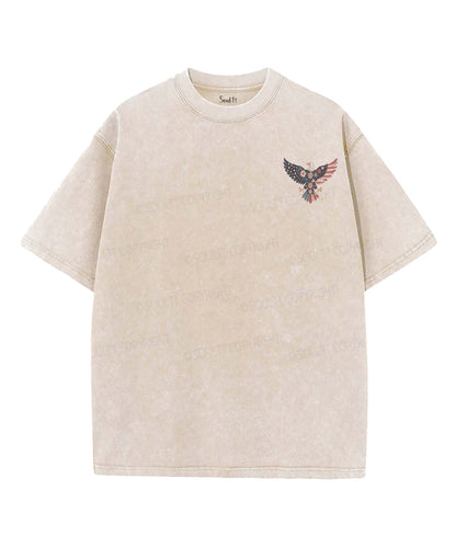 250 Years America Anniversary Double Sided Unisex Washed Christian T-shirt