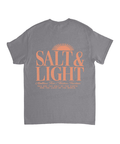 Salt & Light Double Sided Unisex Cotton Christian T-Shirt